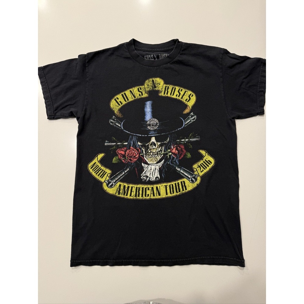 Bravado Guns N' Roses North American Tour 2016 Skull T-Shirt Black Mens M